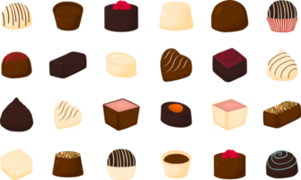 Various sweet tasty candy png