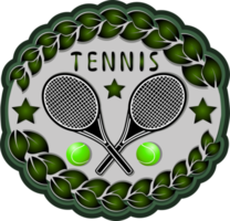 samling tillbehör för sport spel tennis png