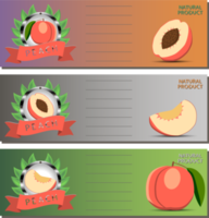 Sweet juicy tasty natural eco product peach png