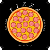 Various sweet tasty pizza png