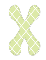 mignonne vert alphabet png