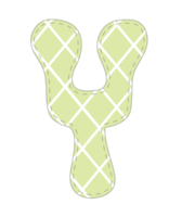 Cute Green Alphabet png