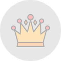 Crown Vector Icon Design