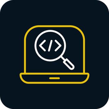 Code Testing Vector Icon Design