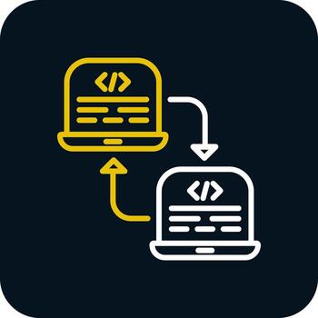 Code Refactoring Vector Icon Design