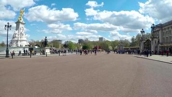 palais de buckingham à londres video