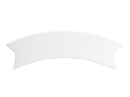 nastro testo bandiera 3d rendere illustrazione - semplice titolo telaio di Doppio bianca nastro per vendita o promozione Messaggio. png
