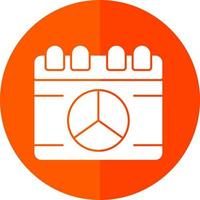 diseño de icono de vector de calendario de paz