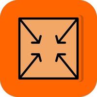 Compress Arrows Alt Vector Icon Design
