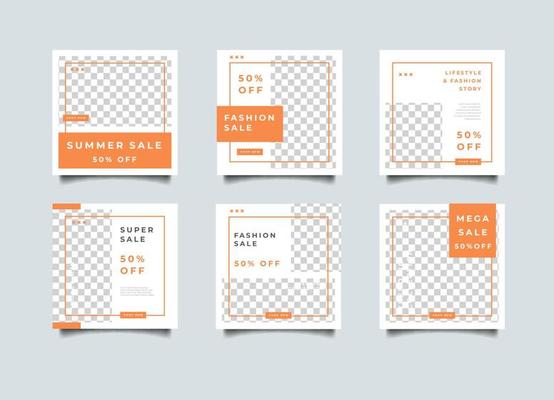 Minimalist Social media post design template