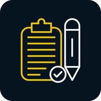 Task Planning Vector Icon Design