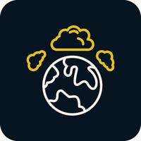 Atmospheric Pollution Vector Icon Design