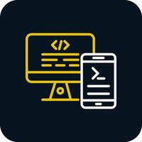 Code Terminal Vector Icon Design