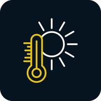 Hot Weather Vector Icon Design