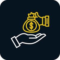 Financial Help Vector Icon Design