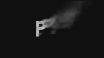 animated particle text text animation particles video