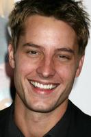 Justin  Hartley  arriving at  the  Premiere of Four Christmases at Graumans Chinese Theater in Los Angeles CANovember 20 20082008 photo