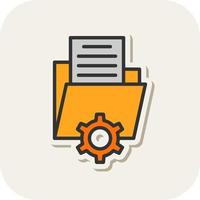 Data Management Vector Icon Design