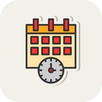 Schedule Vector Icon Design