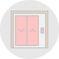 Elevator Vector Icon Design