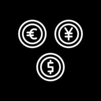 diseño de icono de vector de moneda