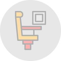 diseño de icono de vector de asiento