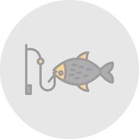 Fishing Vector Icon Design