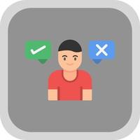 Decision Maker Vector Icon Design