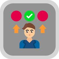 Decision Making Vector Icon Design