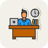 Workplace Vector Icon Design