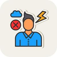 Anxiety Vector Icon Design