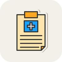 Health Report Vector Icon Design