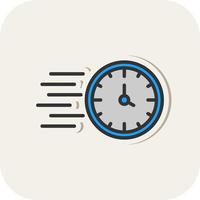 Fast Time Vector Icon Design