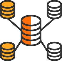 Database Vector Icon Design