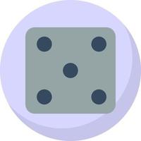 Dice Five Vector Icon Design