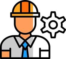 Engineer Vector Icon Design