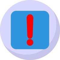 Exclamation Vector Icon Design