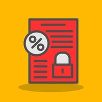 Fixed Interest Vector Icon Design
