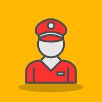 Gate Keeper Vector Icon Design