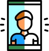 Selfie Vector Icon Design