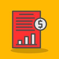 Cash Flow Statement Vector Icon Design