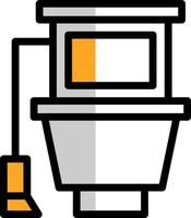 diseño de icono de vector de baño