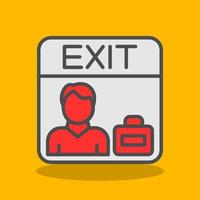 Exit Interview Vector Icon Design