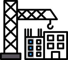 Construction Site Vector Icon Design