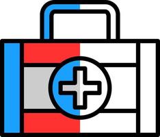 First Aid Kit Vector Icon Design