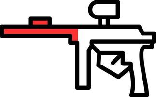 diseño de icono de vector de paintball