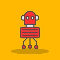 Nano Robot Vector Icon Design