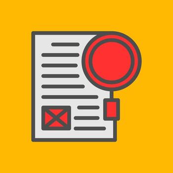 Latent Semantic Index Vector Icon Design