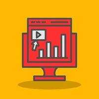 Clickstream Analysis Vector Icon Design