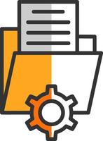 Data Management Vector Icon Design